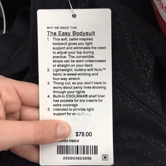 NWT Lululemon Bodysuit - Picture 4 of 8